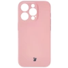 Etui Bizon Case Łupka do iPhone 15 Pro, różowe