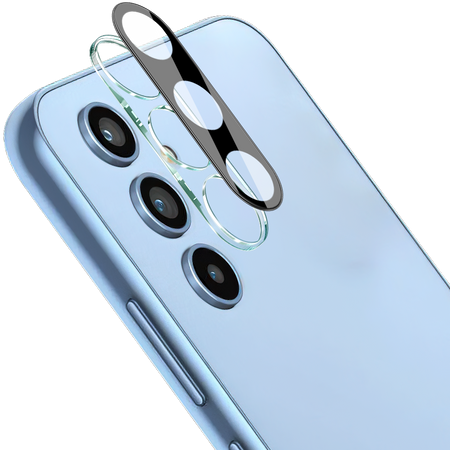 Szkło na aparat Bizon Glass Silk Lens do Galaxy A24 4G, 2 sztuki