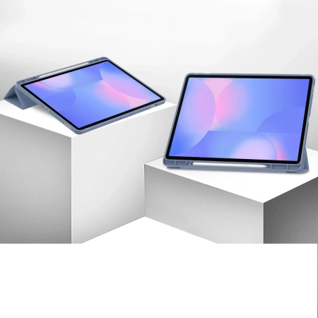 Etui z klapką Bizon Case Tab Lizard do Galaxy Tab S10 FE Plus, lawendowe