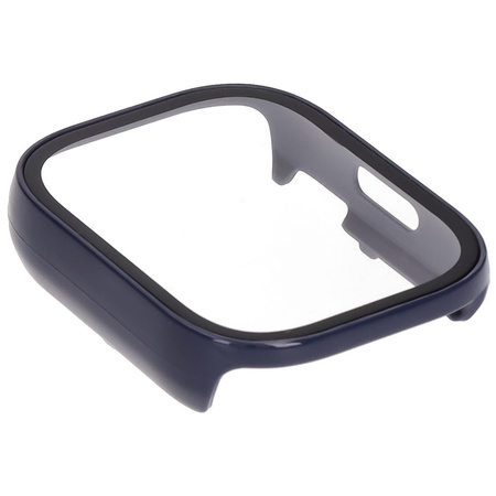 Etui ze szkłem do zegarka Bizon Case+Glass Watch do Xiaomi Redmi Watch 5 Lite, niebieskie