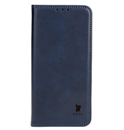 Etui z klapką Bizon Case Pocket Pro do Galaxy S24 Plus, granatowe