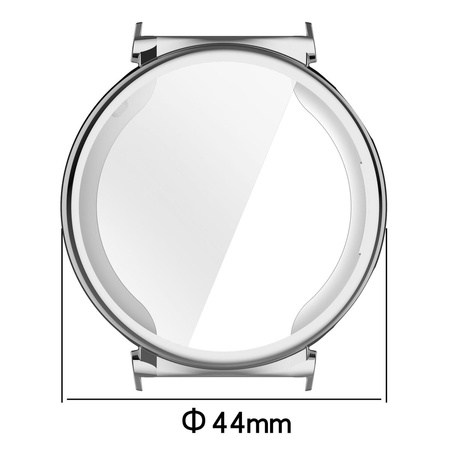 Etui Bizon Case Watch Felipe do Huawei Watch GT 5 41 mm, srebrne