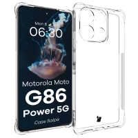 Elastyczne etui Bizon Case Salpa do Motorola Moto G86 Power 5G, przezroczyste