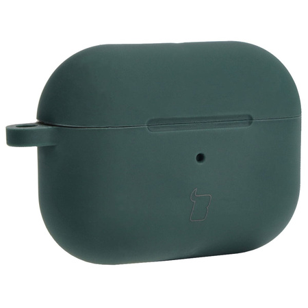 Etui Bizon Case Headphone Silicone do AirPods Pro 2, ciemnozielone