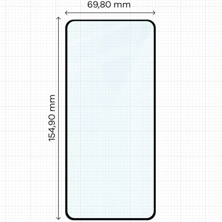 Szkło hartowane Bizon Glass Edge do Redmi Note 11 / 11s, czarne