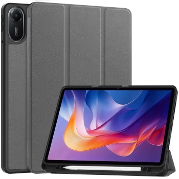 Etui z klapką Bizon Case Tab Lizard do Xiaomi Redmi Pad 2, szare