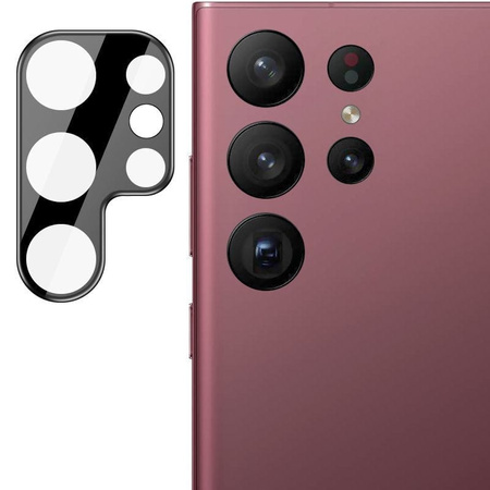 Szkło na aparat Bizon Glass Lens do Galaxy S23 Ultra, 2 sztuki