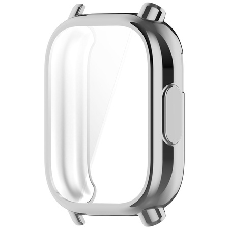 Etui z osłoną ekranu Bizon Case Watch Felipe do Xiaomi Redmi Watch 5 Active, srebrne