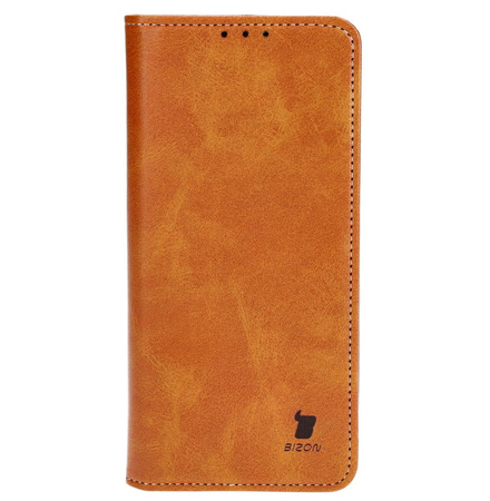 Etui z klapką Bizon Case Pocket Pro do Motorola Moto G54 5G, brązowe