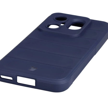 Pancerne etui Bizon Case Tur do Vivo X200 FE, granatowe