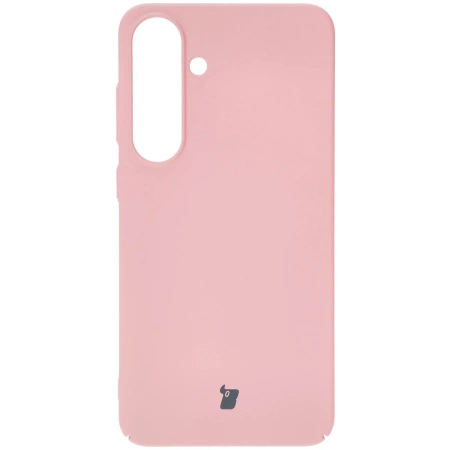 Etui Bizon Case Łupka do Galaxy S25 Plus, różowe