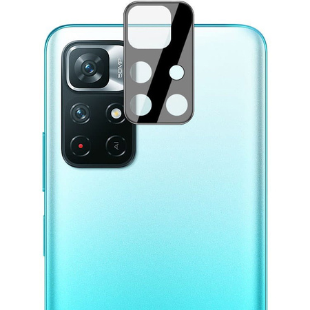 3x Szkło hartowane + szybka na aparat Bizon Glass Clear Pack do Poco M4 Pro 5G / Redmi Note 11S 5G