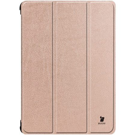 Etui Bizon Case Tab Croc do Lenovo Yoga Smart Tab 10.1 / Lenovo Yoga Tab 5, różowozłote