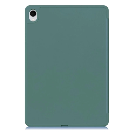 Etui z klapką Bizon Case Tab Lizard do Galaxy Tab S11, ciemnozielone