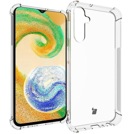 Etui + 2x szkło + obiektyw Bizon Case Clear Pack do Samsung Galaxy A24, przezroczyste