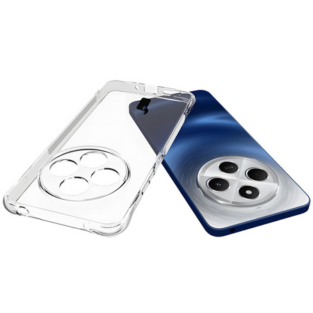 Etui + 2x szkło Bizon Case Clear Pack do Redmi 14C 4G, przezroczyste