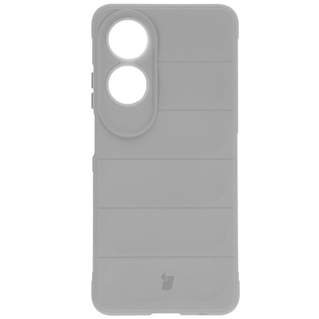 Pancerne etui Bizon Case Tur do Oppo A60 4G, jasnoszare
