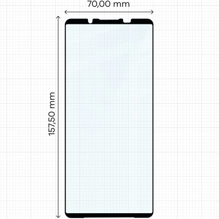 2x Szkło + szybka na aparat Bizon Edge Pack do Sony Xperia 1 VII