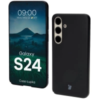 Etui Bizon Case Łupka do Galaxy S24, czarne