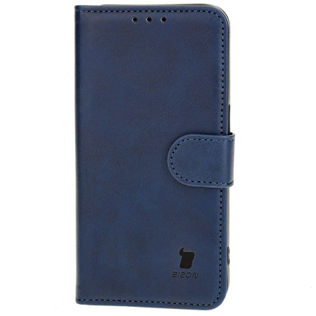 Etui z klapką Bizon Case Pocket do iPhone 15 Pro, granatowe