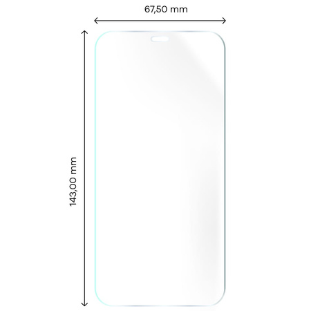 Folia hydrożelowa na ekran Bizon Glass Hydrogel Front Duo do iPhone 12 / 12 Pro, 2 sztuki