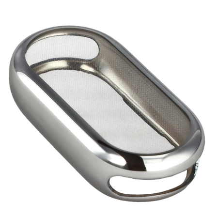 Etui z osłoną ekranu Bizon Case Watch Felipe do Xiaomi Smart Band 10, srebrne