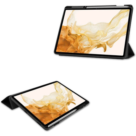 Etui Bizon Case Tab Lizard do Galaxy Tab S8 Plus / S7 Plus, czarne