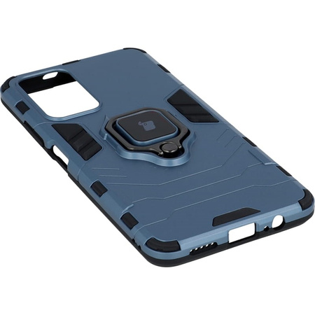 Etui Bizon Case Armor Ring do Poco M4 Pro 5G / Redmi Note 11S 5G, niebieskie