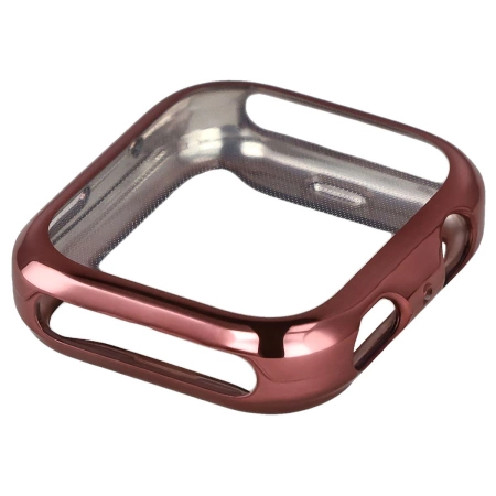 Etui z osłoną ekranu Bizon Case Watch Felipe do Huawei Watch Fit 4, różowe