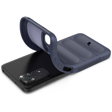 Pancerne etui Bizon Case Tur do Xiaomi Redmi Note 11 / 11S 4G, granatowe