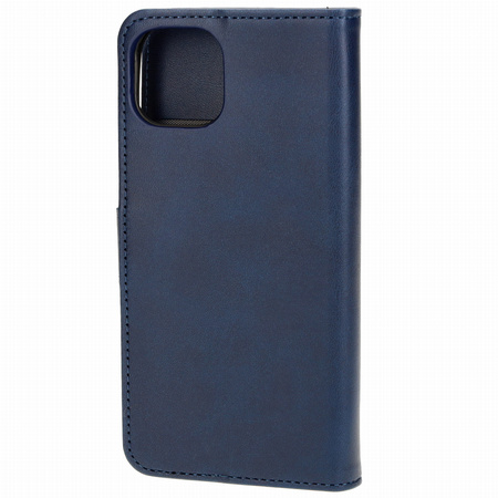 Etui z klapką Bizon Case Pocket do iPhone 13, granatowe