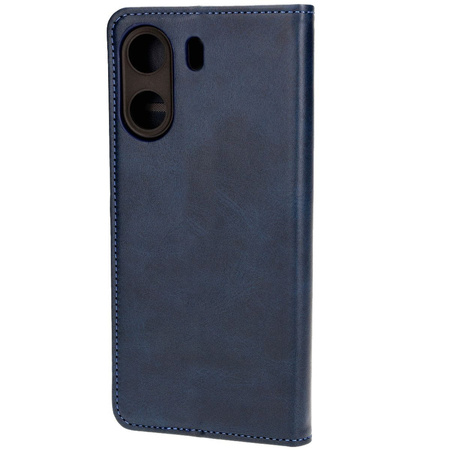 Etui z klapką Bizon Case Pocket Pro do Xiaomi Redmi 13C / Xiaomi Poco C65, granatowe