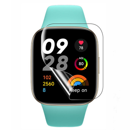 Folia hydrożelowa na ekran Bizon Glass Watch Hydrogel Duo do Xiaomi Redmi Watch 3, 2 sztuki