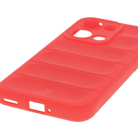 Pancerne etui Bizon Case Tur do Oppo Reno13, czerwone