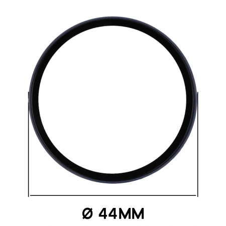 Etui ze szkłem do zegarka Bizon Case Watch Adamo do Xiaomi Watch S4 41 mm, niebiekie