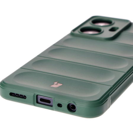 Pancerne etui Bizon Case Tur do Realme C55, ciemnozielone