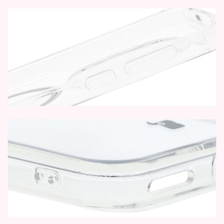 Etui z pierścieniem magnetycznym Bizon Case CrystalO do Honor Magic7 Pro, przezroczyste