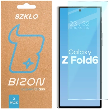 Szkło hartowane Bizon Glass Clear Duo do Galaxy Z Fold6, 2 sztuki