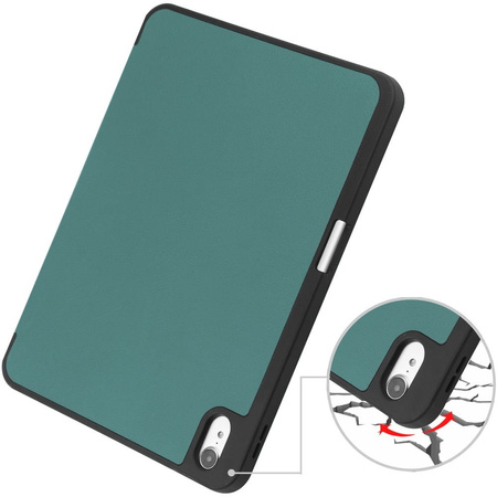 Etui Bizon Case Tab Lizard do Apple iPad 10 10.9 2022, ciemnozielone