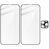 2x Szkło + szybka na aparat Bizon Edge 2 Pack do iPhone 14 Pro