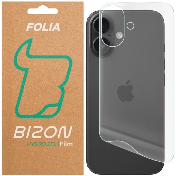 Folia hydrożelowa na tył Bizon Glass Hydrogel do iPhone 16, 1 sztuka