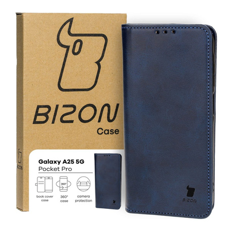 Etui z klapką Bizon Case Pocket Pro do Galaxy A25 5G, granatowe