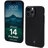 Etui Bizon Case Łupka do iPhone 14 Pro Max, czarne