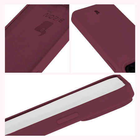 Etui silikonowe Bizon Soft Case do iPhone 14 Pro Max, ciemnofioletowe