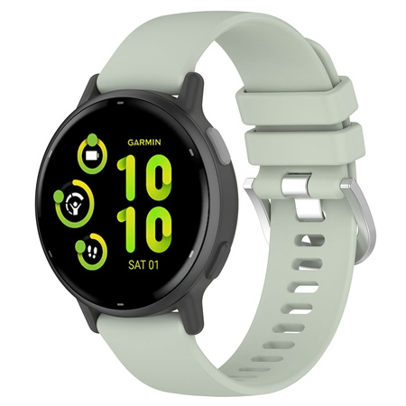 Pasek silikonowy do smartwatcha, Bizon Strap Watch Silicone Pro T, QuickRelease 20 mm, turkusowy