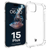 Elastyczne etui Bizon Case Salpa do iPhone 15 Plus, przezroczyste