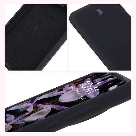 Silikonowe etui Bizon Soft Case do OnePlus 13, czarne