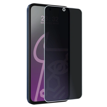 Prywatyzujące szkło hybrydowe Bizon Glass Mule Shadow do Galaxy M35 5G, matowe