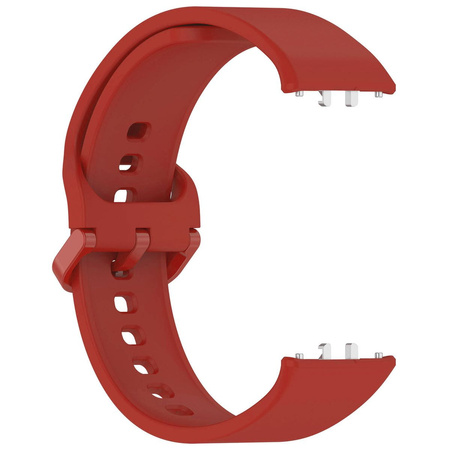 Pasek Bizon Strap Watch Silicone do Galaxy Fit 3, czerwony