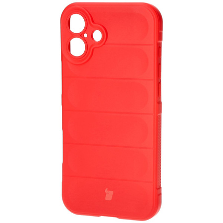 Pancerne etui Bizon Case Tur do iPhone 16 Plus, czerwone